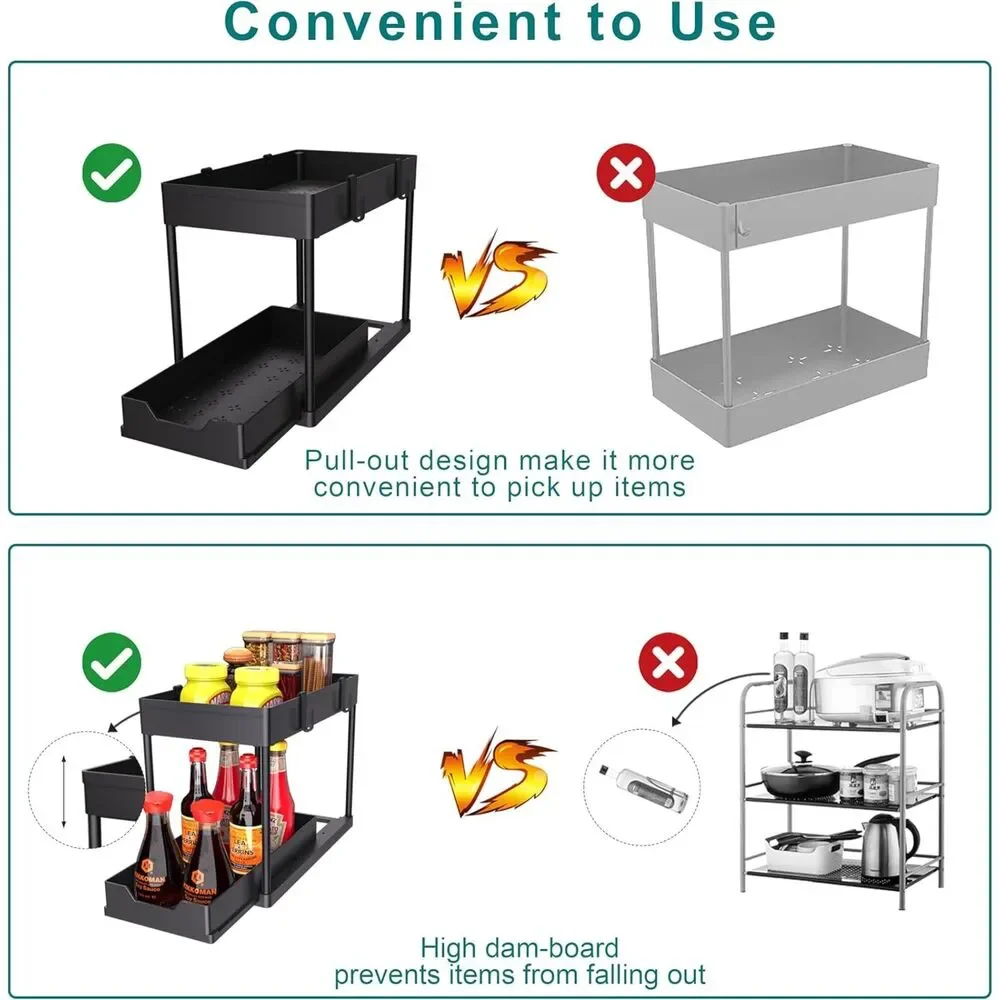 DEKAVA Under Sink Organizer